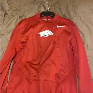 Arkansas Nike pro combat long sleeve